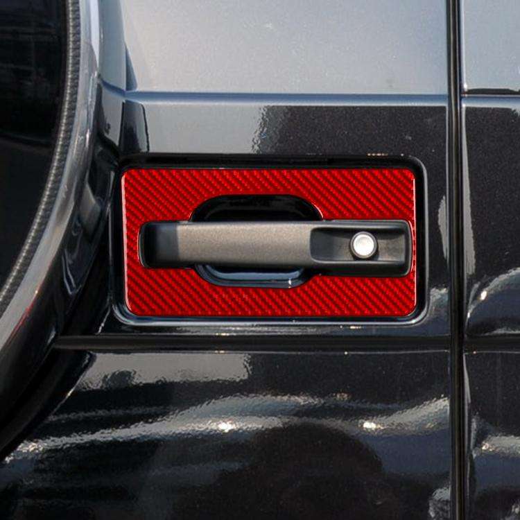 For Mercedes-Benz G-Class W463 Trunk Handle Sticker(Red)