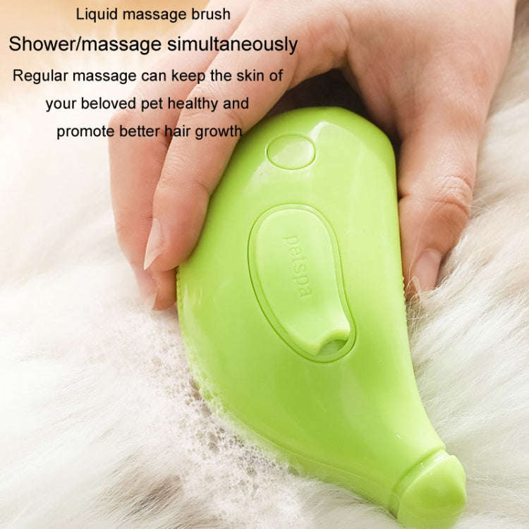 Banana Shape Pet Spray Massage Comb Electrical Cleaning Brush Hair Removal Comb For Dogs And Cats...