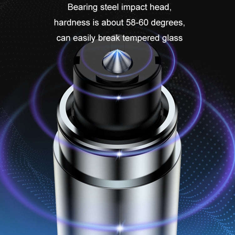 Car Glass Safety Hammer Multifunctional Emergency Escape Tool, Color: Silver