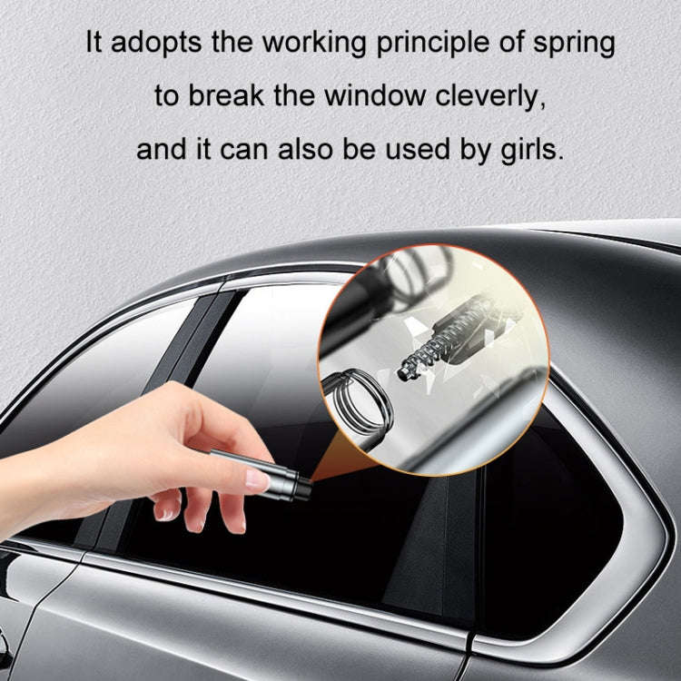 Car Glass Safety Hammer Multifunctional Emergency Escape Tool, Color: Black