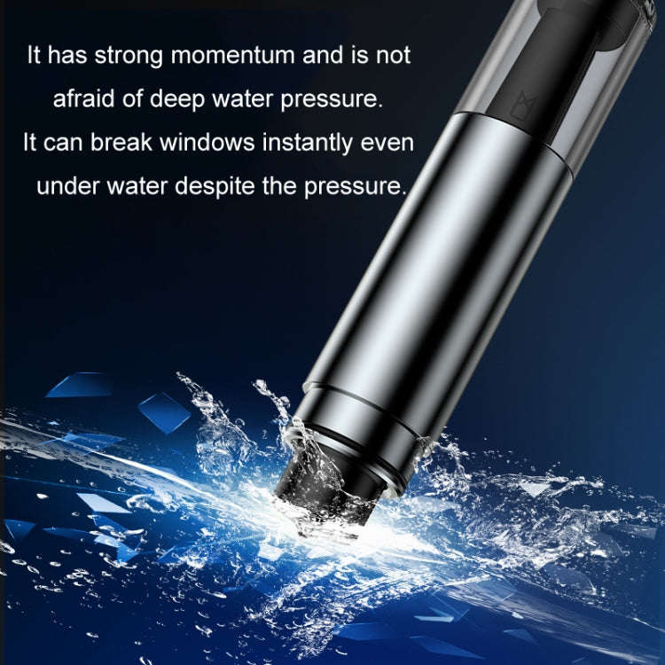 Car Glass Safety Hammer Multifunctional Emergency Escape Tool, Color: Silver