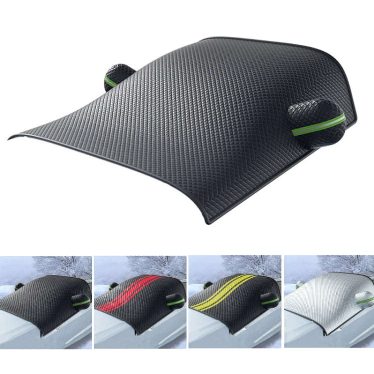 Car Front Windshield Snow and Anti-freeze Thickened Car Cover, Size: Black Red SUV