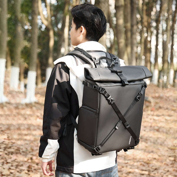 Cwatcun D113 Shoulder Leisure Camera Bag Waterproof High Capacity Outdoor Travel Photography Bag,...