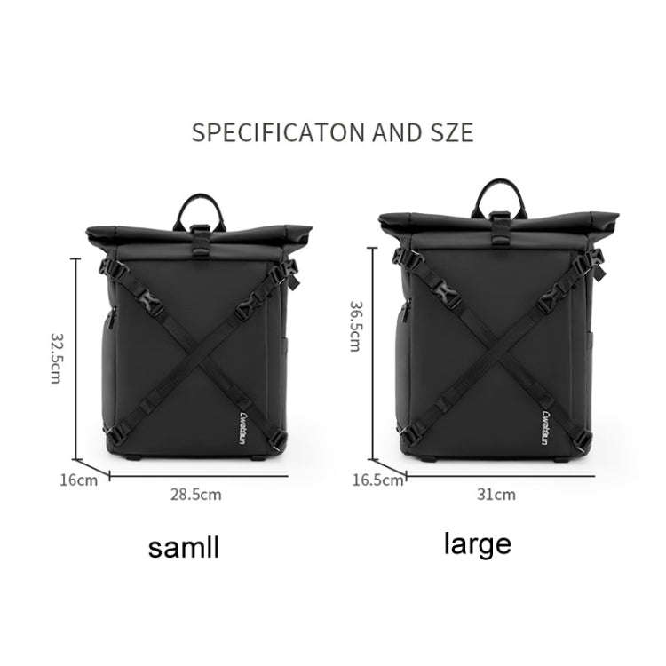 Cwatcun D113 Shoulder Leisure Camera Bag Waterproof High Capacity Outdoor Travel Photography Bag,...