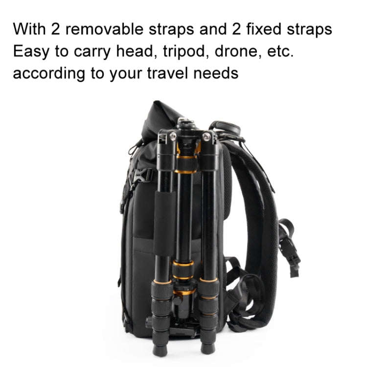 Cwatcun D113 Shoulder Leisure Camera Bag Waterproof High Capacity Outdoor Travel Photography Bag,...