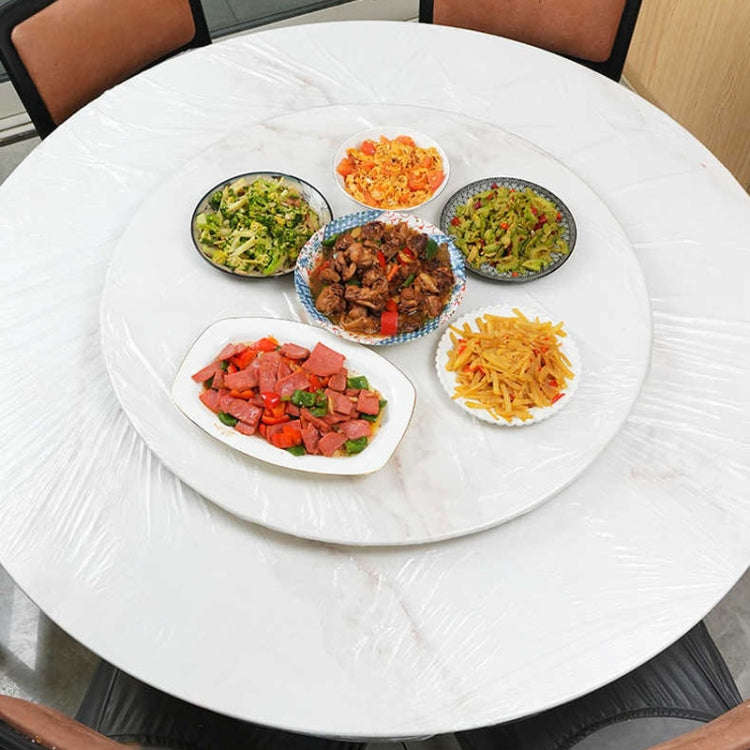 10pcs /Pack 1.6m Disposable Elastic Bunching Tablecloth Household Table Thickened PE Non-Washable...