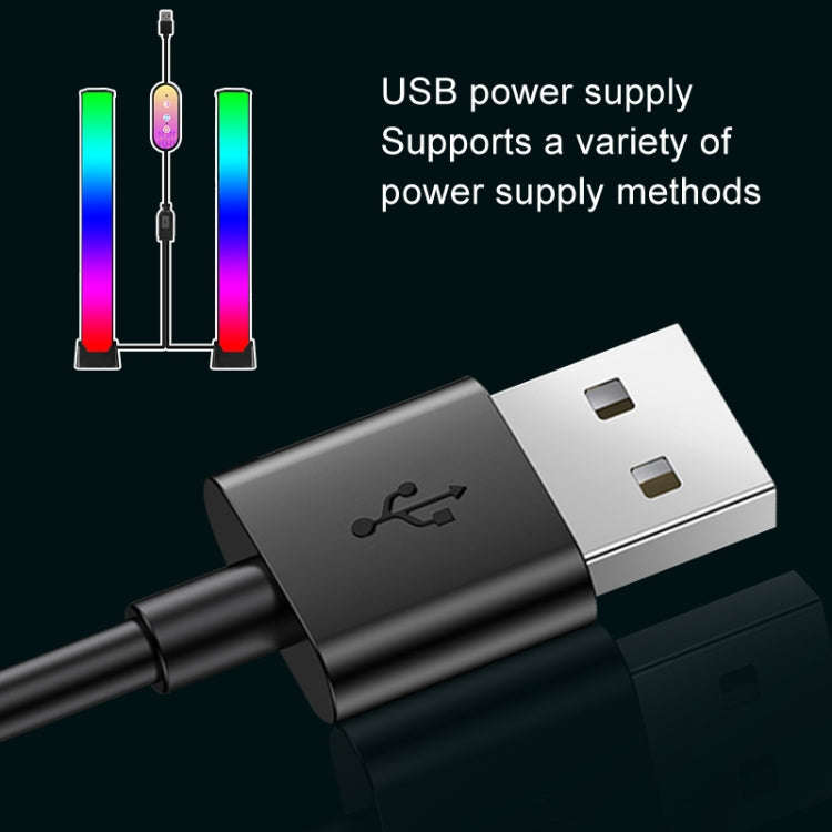 SMD Colorful 5050 RGB E-Sports Table Remote Control Small Night Light USB Smart Rhythm Atmosphere...