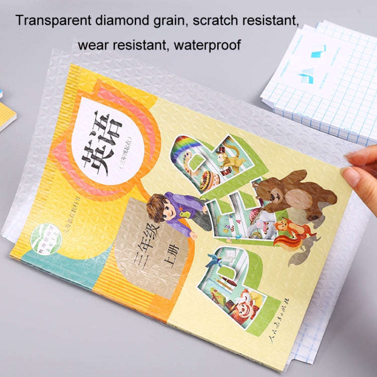 10pcs/set 47cmx34cm Textbook Self-Adhesive Transparent Waterproof Book Cover