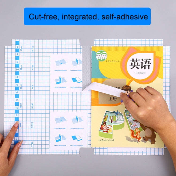 10pcs/set 47cmx34cm Textbook Self-Adhesive Transparent Waterproof Book Cover