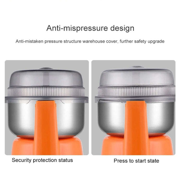 Household Coffee Grain Grinding Machine Crusher Grinder, Spec: EU Plug(Orange)