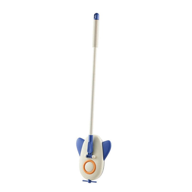 Airplane Shape Mop For Kids Mopping Tool Mini Spinning Floor Mop(Blue)