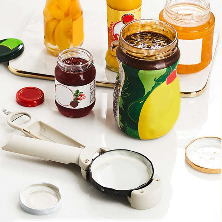 Multifunctional Beer And Beverage Bottle Opener Magnetic Telescopic Cans And Caps Driver(Black)