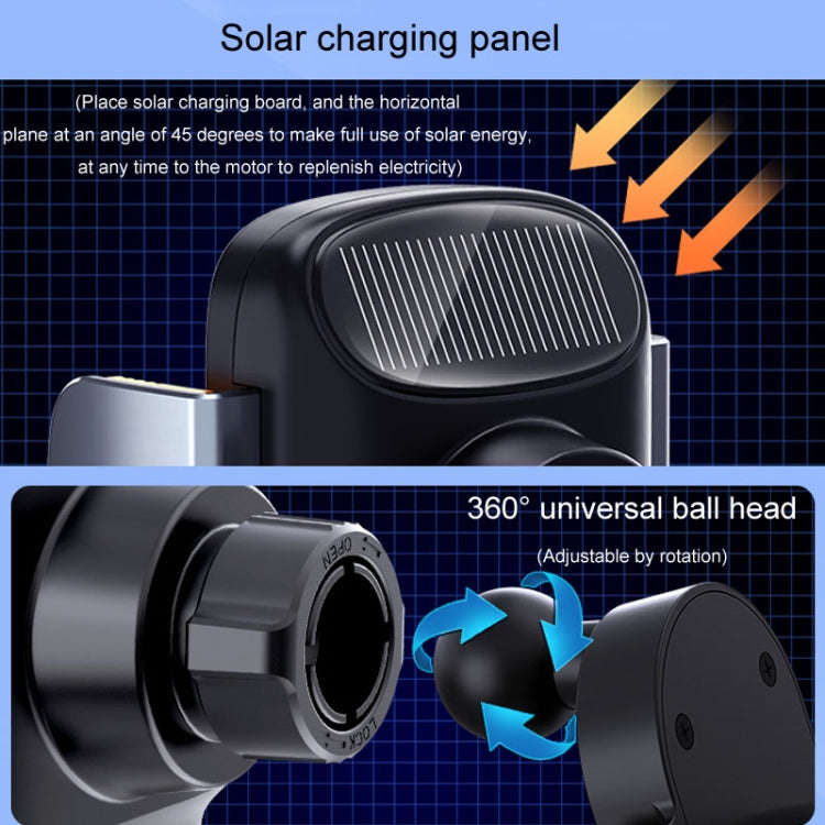 Smart Induction Wireless Charger Car Cell Phone Holder Solar Fast Charging Air Vent Navigation St...