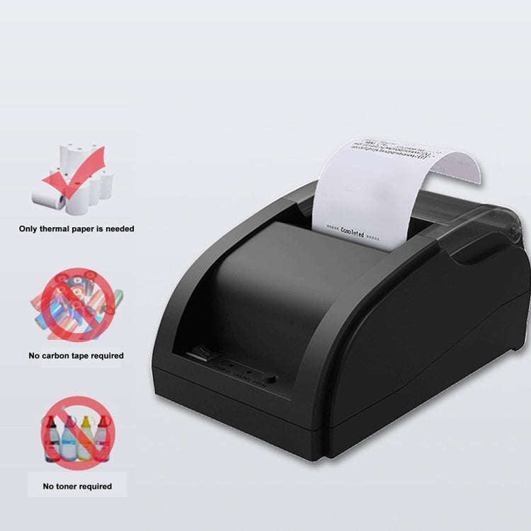 58mm USB Computer Version+Mobile Bluetooth Automatic Order Takeout Receipt Cashier Thermal Printe...