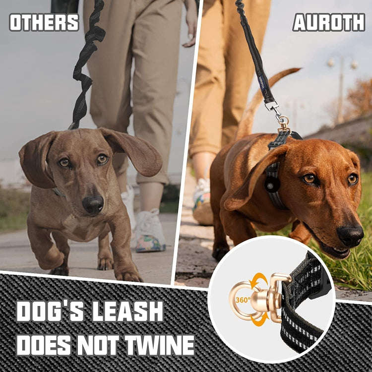 For AirTag Tracker Silicone Sleeve Medium Dog Collar Nylon Reflective Anti-Tangle Pet Collar, Siz...