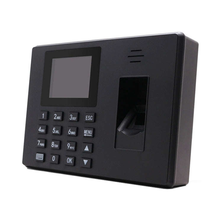 Fingerprint Recognition Voice Broadcast Smart Report Generation Attendance Machine, Model: Black ...