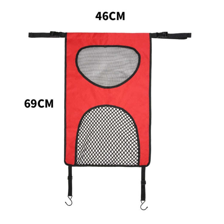 Car Rear Pet And Kids Deterrent Barrier Automobile Seat Storage Bags(Black)