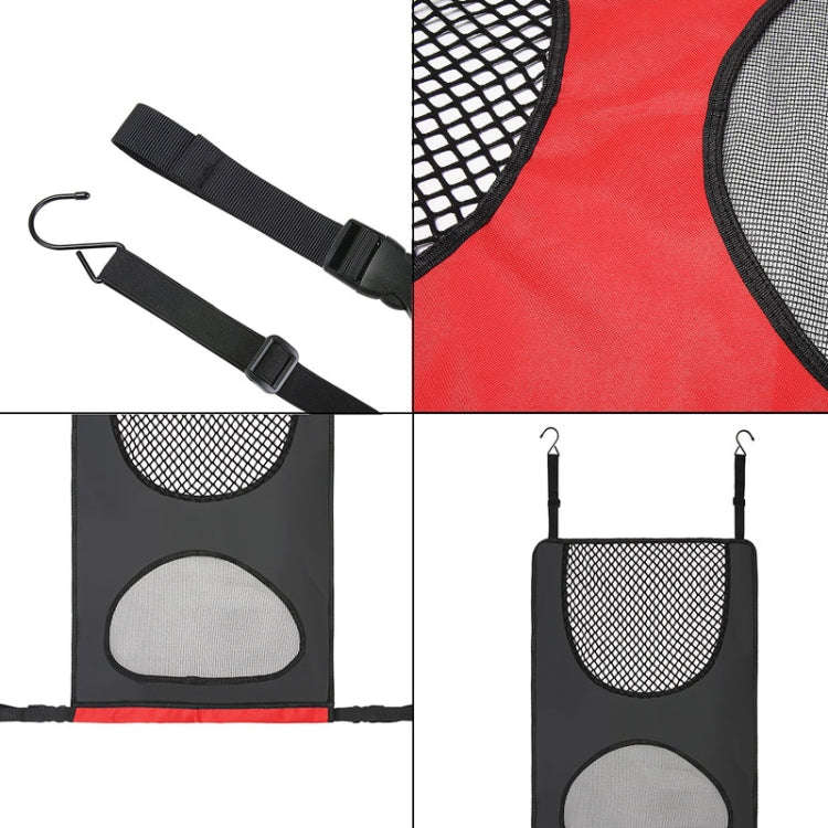 Car Rear Pet And Kids Deterrent Barrier Automobile Seat Storage Bags(Black)