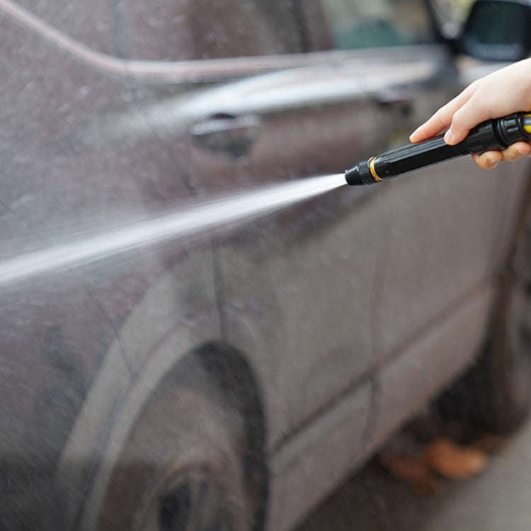 Household High Pressure Car Wash Metal Water Jet Car Brushing Booster Nozzle, Accessories: 4 Conn...
