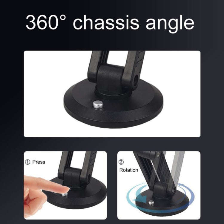 Automotive Magnetic Cell Phone Holder Car Dashboard Navigation Fixed Support Clip(Black)