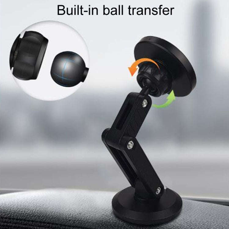 Automotive Magnetic Cell Phone Holder Car Dashboard Navigation Fixed Support Clip(Black)