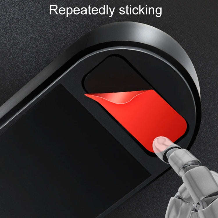 Automobile Temporary Parking License Plate Move Car Phone Number Cards(Black)