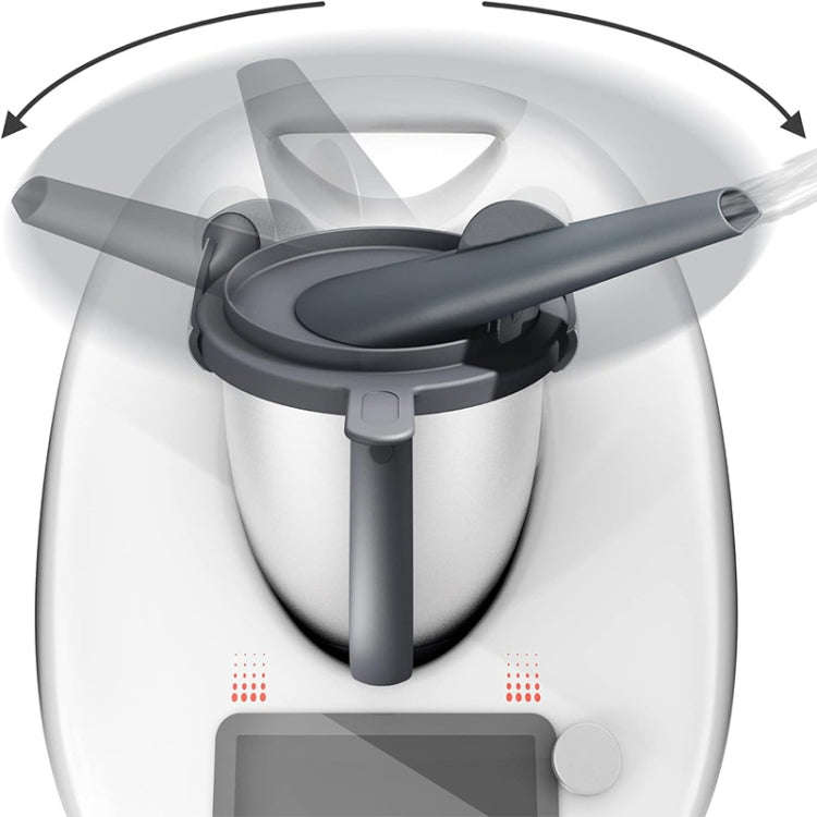 For Thermomix TM6 TM5 Anti-Splash Steam Release Cap Air Guide(Grey)