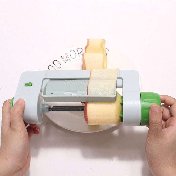 Multifunctional Slicer Peeler Fruit and Vegetable Cutter Kitchen Tool(White and Green)