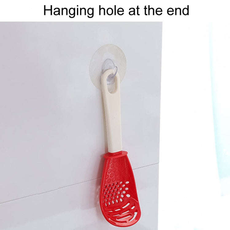 Kitchen Multifunctional Mashing Spoon Household Auxiliary Food Grinding Cooking Ladle Stir-Fry Sp...