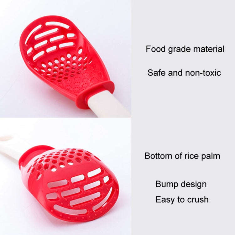 Kitchen Multifunctional Mashing Spoon Household Auxiliary Food Grinding Cooking Ladle Stir-Fry Sp...