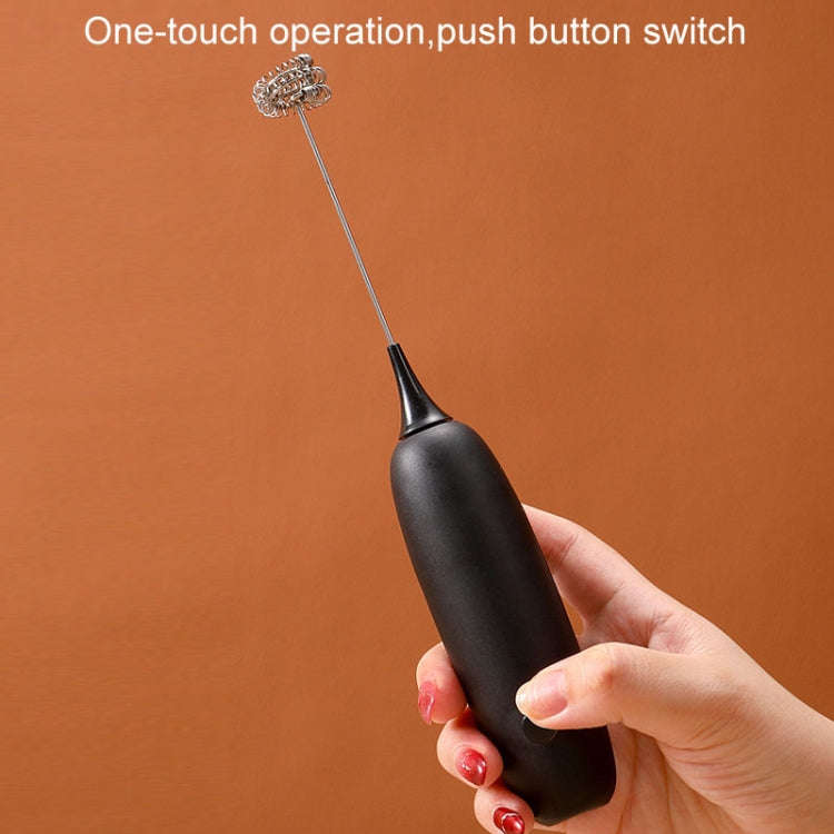 Cordless Handheld Milk And Coffee Frother Household Small Baking Mixing Tool(Black)