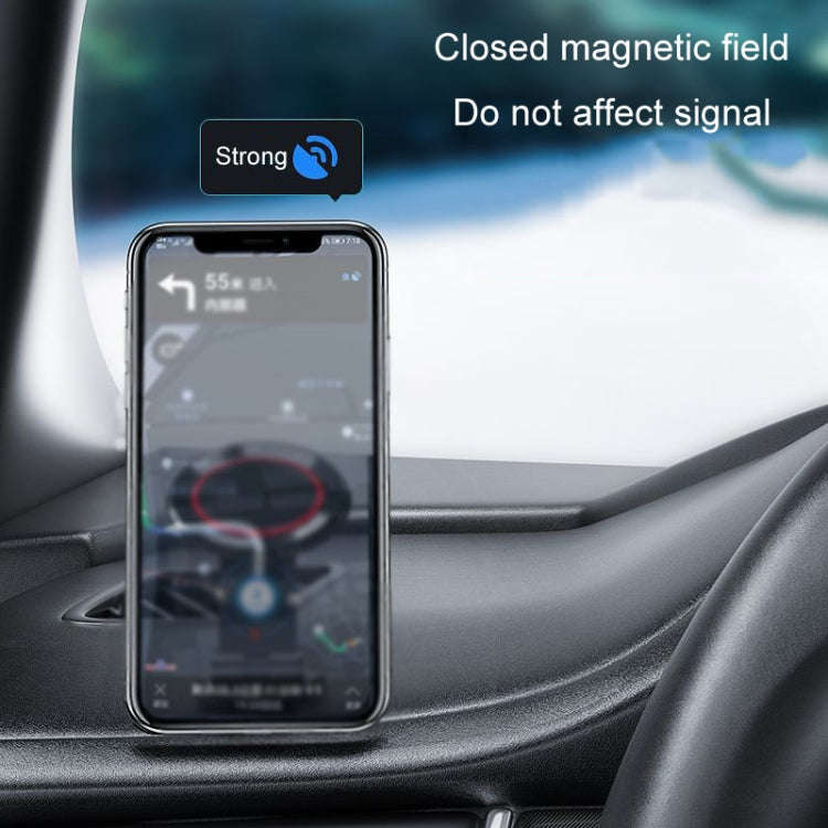 Magnetic Car Bracket Sticky Car Dashboard Cell Phone Navigation Stand(Black)