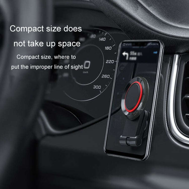 Magnetic Car Bracket Sticky Car Dashboard Cell Phone Navigation Stand(Black)