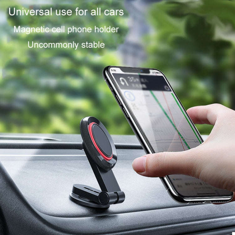 Magnetic Car Bracket Sticky Car Dashboard Cell Phone Navigation Stand(Black)