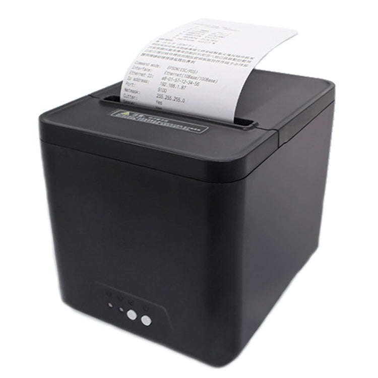 80mm USB+Network Port Thermal Receipt Printer Store Cashier Printer(US Plug)