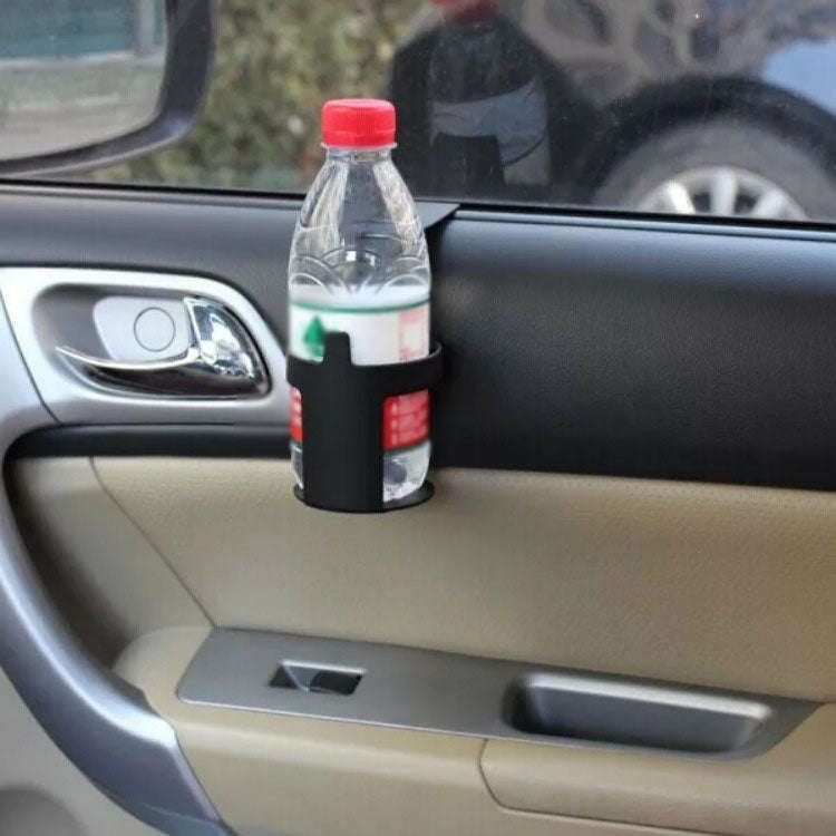 Portable Cup Holder Car Drinks Cup Rack Shelf(Black)