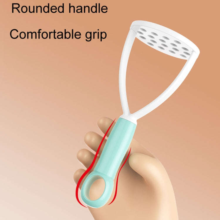 3pcs Kitchen Manual Potato Masher Baby Supplement Food Mashing Tool(Green)