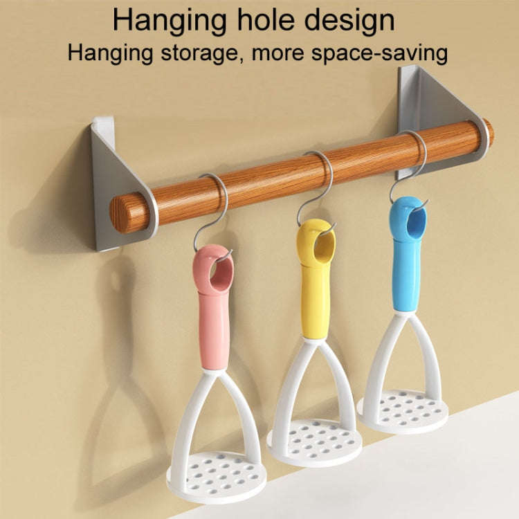 3pcs Kitchen Manual Potato Masher Baby Supplement Food Mashing Tool(Green)