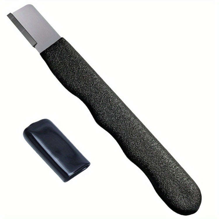 Outdoor Portable Garden Scissors Sharpener Knife Scissors Dual Purpose Sharpening Stone(Black)