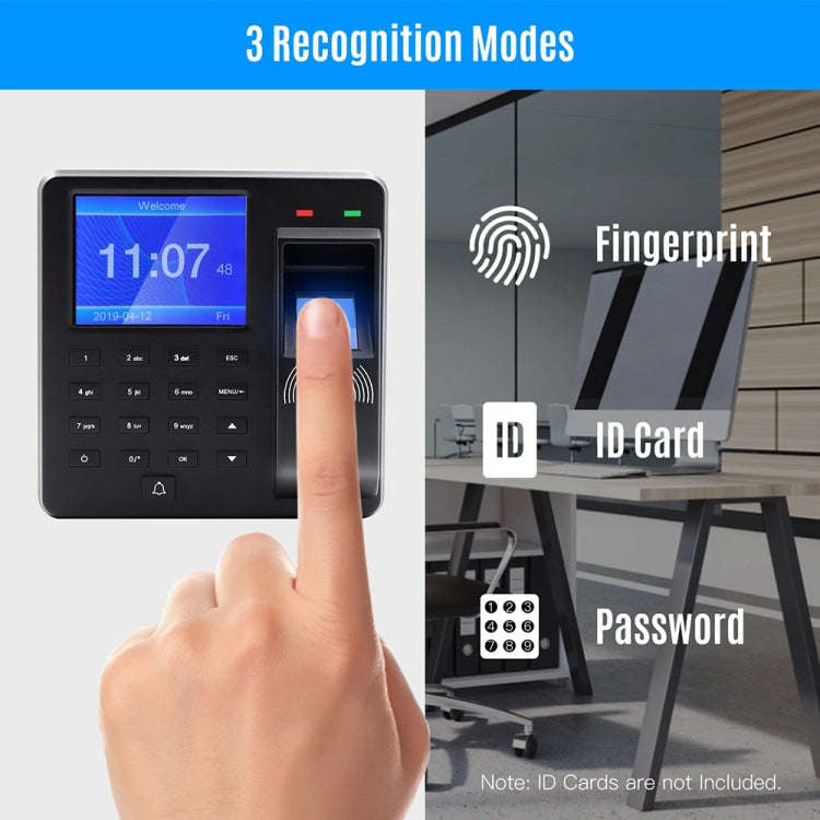 M10 Smart ID Card Recognition Fingerprint Access Control All-in-one Attendance Machine(English Ve...