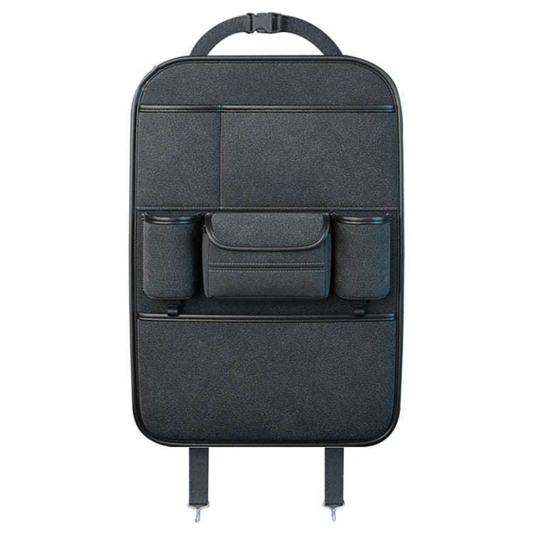 Multifunction Car Seat Back Storage Bag Seat Back Pocket Car Utility Storage Hanging Bag(Black)
