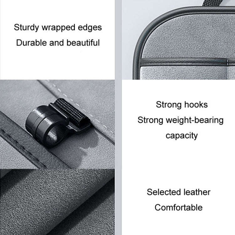 Multifunction Car Seat Back Storage Bag Seat Back Pocket Car Utility Storage Hanging Bag(Gray)