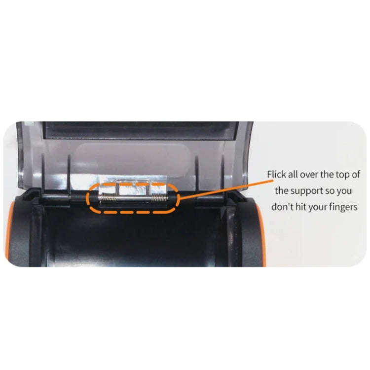 58mm Portable Logistics Takeaway Receipt Bluetooth Thermal Printer(EU Plug)