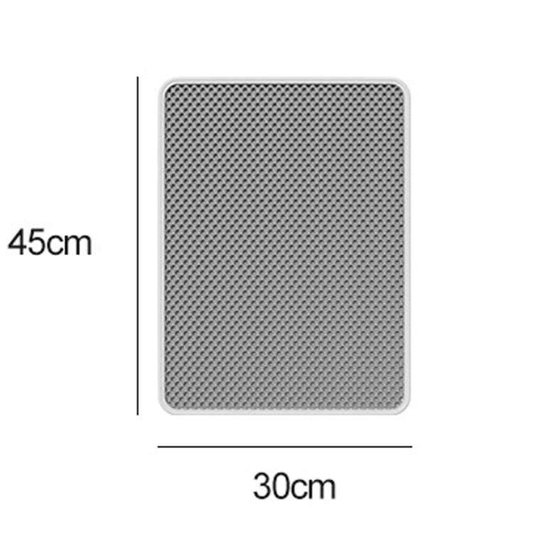 45 x 30cm Filtering And Splash-Proof Litter Mat Pet Double Layer EVA Bedding Pads(Gray)