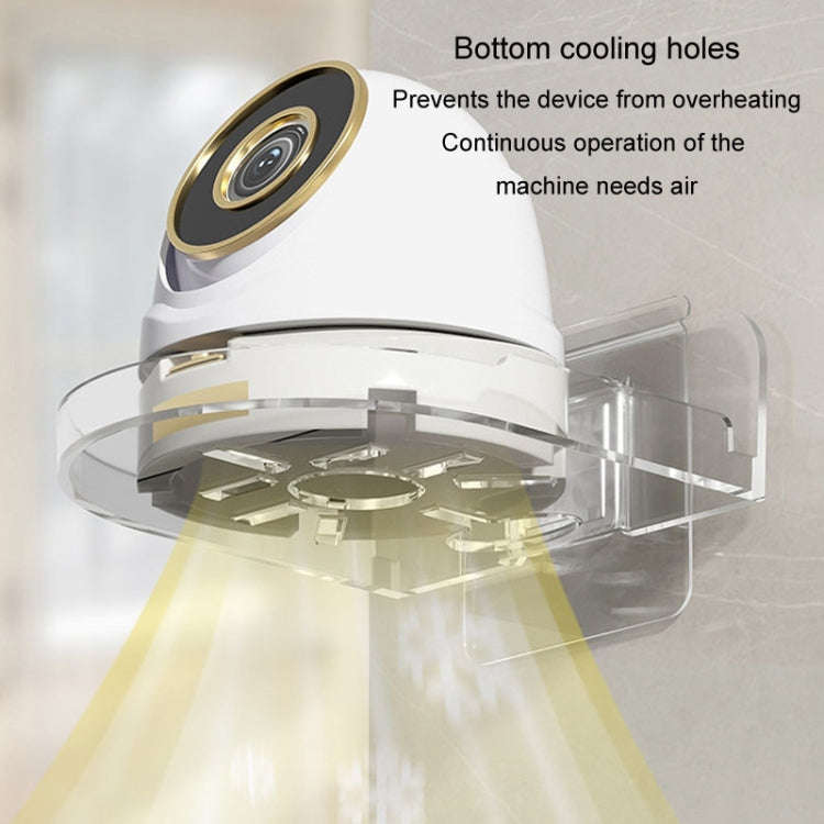 Traceless Wall Mounted Camera Bracket Home No-Punch Surveillance Rack Router Shelf(White)