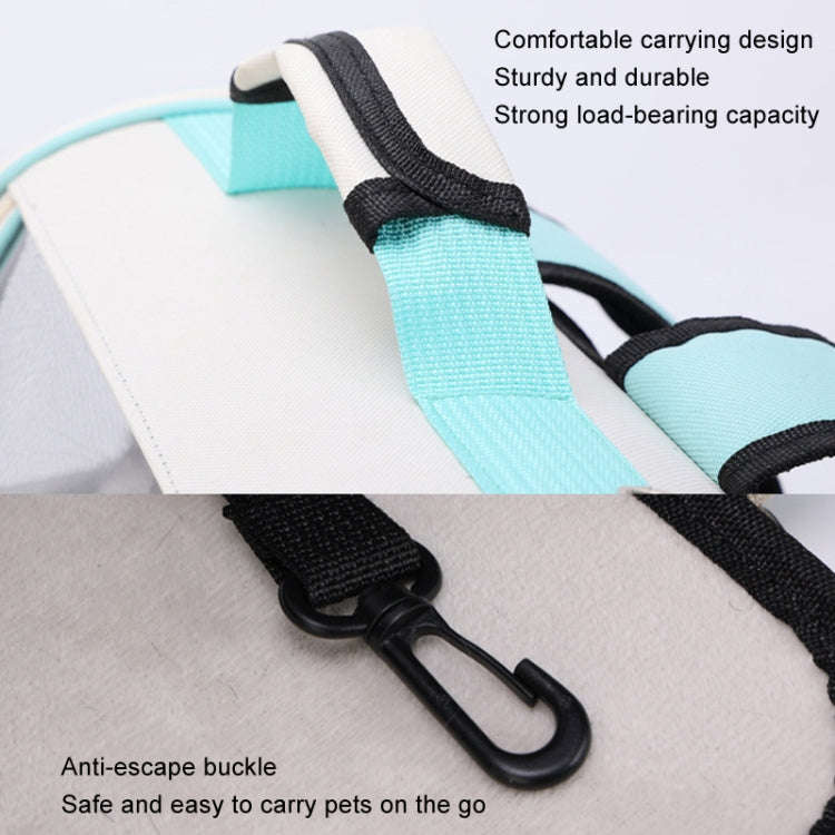 Breathable Cat Backpack Foldable Outdoor Portable Pet Bag(Model 2 Blue)