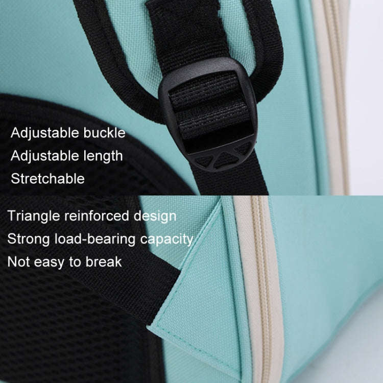 Breathable Cat Backpack Foldable Outdoor Portable Pet Bag(Model 2 Blue)