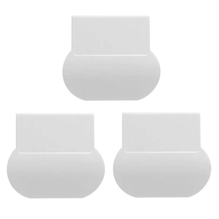 3pcs Anti Dirty Handle Toilet Lid Lifter Bathroom Bidet Seat Lifting Lid Kit(White)