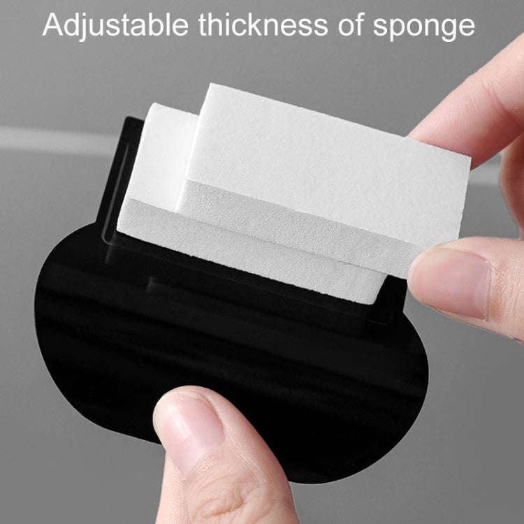 3pcs Anti Dirty Handle Toilet Lid Lifter Bathroom Bidet Seat Lifting Lid Kit(Black)
