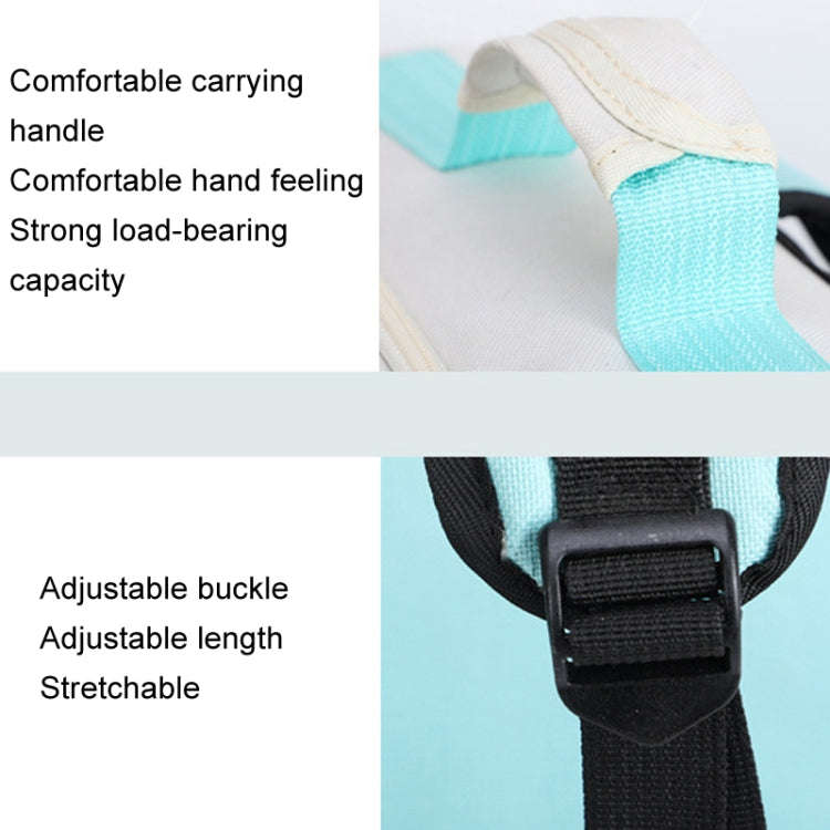 Breathable Square Cat Backpack Foldable Outdoor Portable Pet Bag(Model 4 Pink)